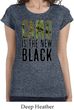 Ladies Funny Shirt Camo is the New Black Longer Length Tee T-Shirt