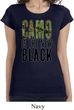 Ladies Funny Shirt Camo is the New Black Longer Length Tee T-Shirt