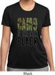 Ladies Funny Shirt Camo is the New Black Moisture Wicking Tee T-Shirt