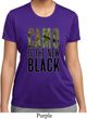 Ladies Funny Shirt Camo is the New Black Moisture Wicking Tee T-Shirt