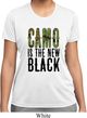 Ladies Funny Shirt Camo is the New Black Moisture Wicking Tee T-Shirt