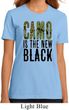 Ladies Funny Shirt Camo is the New Black Organic Tee T-Shirt