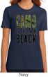 Ladies Funny Shirt Camo is the New Black Organic Tee T-Shirt