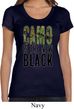 Ladies Funny Shirt Camo is the New Black Scoop Neck Tee T-Shirt