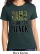 Ladies Funny Shirt Camo is the New Black Tee T-Shirt