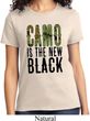 Ladies Funny Shirt Camo is the New Black Tee T-Shirt