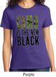 Ladies Funny Shirt Camo is the New Black Tee T-Shirt
