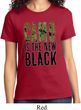 Ladies Funny Shirt Camo is the New Black Tee T-Shirt