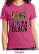 Ladies Funny Shirt Camo is the New Black Tee T-Shirt