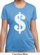 Ladies Funny Shirt Distressed Dollar Sign Moisture Wicking Tee T-Shirt