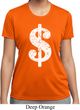 Ladies Funny Shirt Distressed Dollar Sign Moisture Wicking Tee T-Shirt