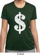 Ladies Funny Shirt Distressed Dollar Sign Moisture Wicking Tee T-Shirt