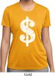 Ladies Funny Shirt Distressed Dollar Sign Moisture Wicking Tee T-Shirt