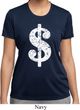 Ladies Funny Shirt Distressed Dollar Sign Moisture Wicking Tee T-Shirt