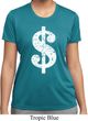 Ladies Funny Shirt Distressed Dollar Sign Moisture Wicking Tee T-Shirt