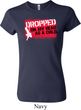 Ladies Funny Shirt Dropped On My Head Crewneck Tee T-Shirt