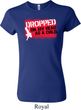 Ladies Funny Shirt Dropped On My Head Crewneck Tee T-Shirt