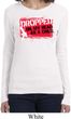 Ladies Funny Shirt Dropped On My Head Long Sleeve Tee T-Shirt