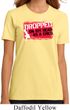 Ladies Funny Shirt Dropped On My Head Organic Tee T-Shirt