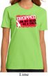 Ladies Funny Shirt Dropped On My Head Organic Tee T-Shirt