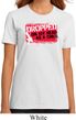 Ladies Funny Shirt Dropped On My Head Organic Tee T-Shirt