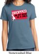 Ladies Funny Shirt Dropped On My Head Tee T-Shirt