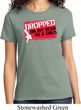 Ladies Funny Shirt Dropped On My Head Tee T-Shirt