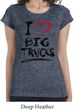 Ladies Funny Shirt I Love Big Trucks Longer Length Tee T-Shirt