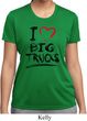 Ladies Funny Shirt I Love Big Trucks Moisture Wicking Tee T-Shirt
