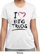 Ladies Funny Shirt I Love Big Trucks Moisture Wicking Tee T-Shirt
