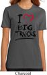 Ladies Funny Shirt I Love Big Trucks Organic Tee T-Shirt