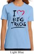 Ladies Funny Shirt I Love Big Trucks Organic Tee T-Shirt
