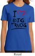 Ladies Funny Shirt I Love Big Trucks Organic Tee T-Shirt