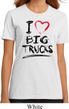 Ladies Funny Shirt I Love Big Trucks Organic Tee T-Shirt