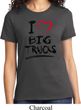 Ladies Funny Shirt I Love Big Trucks Tee T-Shirt
