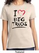 Ladies Funny Shirt I Love Big Trucks Tee T-Shirt