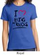 Ladies Funny Shirt I Love Big Trucks Tee T-Shirt