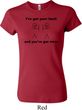 Ladies Funny Shirt I've Got Your Back Crewneck Tee T-Shirt