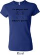 Ladies Funny Shirt I've Got Your Back Crewneck Tee T-Shirt