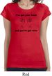 Ladies Funny Shirt I've Got Your Back Longer Length Tee T-Shirt