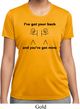 Ladies Funny Shirt I've Got Your Back Moisture Wicking Tee T-Shirt