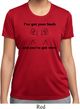 Ladies Funny Shirt I've Got Your Back Moisture Wicking Tee T-Shirt