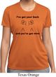 Ladies Funny Shirt I've Got Your Back Moisture Wicking Tee T-Shirt
