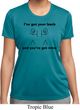 Ladies Funny Shirt I've Got Your Back Moisture Wicking Tee T-Shirt