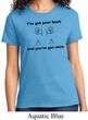 Ladies Funny Shirt I've Got Your Back Tee T-Shirt