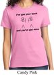 Ladies Funny Shirt I've Got Your Back Tee T-Shirt