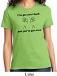 Ladies Funny Shirt I've Got Your Back Tee T-Shirt