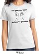 Ladies Funny Shirt I've Got Your Back Tee T-Shirt
