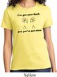 Ladies Funny Shirt I've Got Your Back Tee T-Shirt