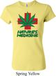 Ladies Funny Shirt Natures Medicine Crewneck Tee T-Shirt